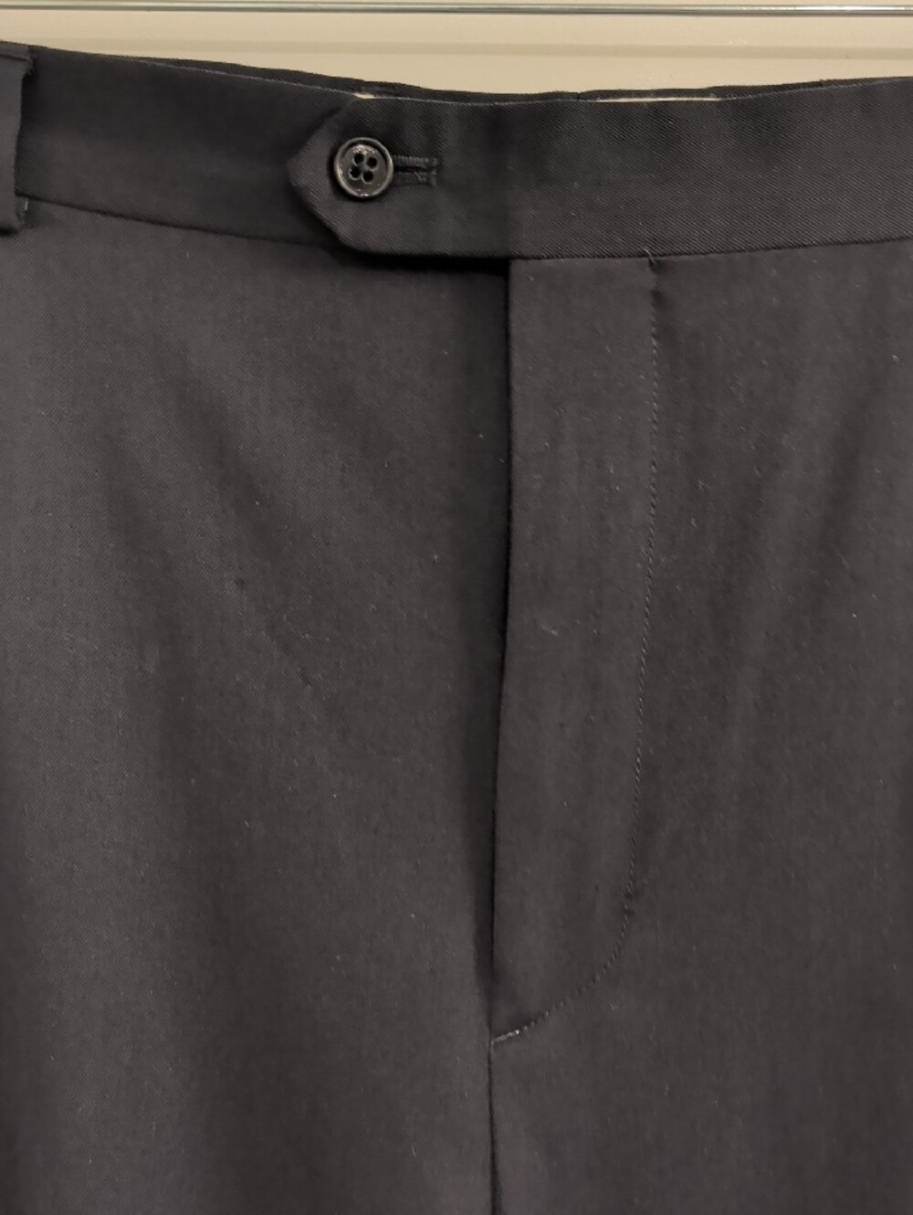 Joseph & Feiss Men's  40W 32 L -Black Pleated Dress Pants